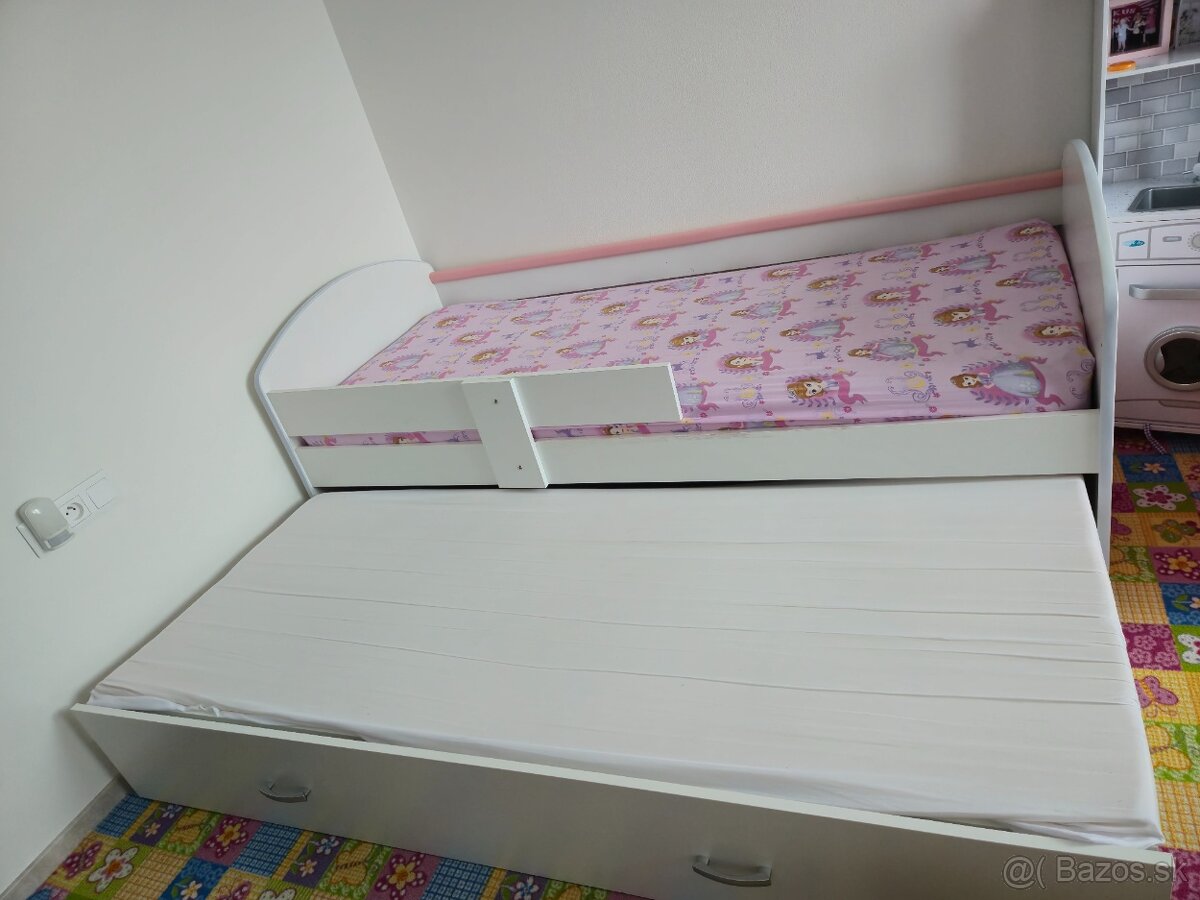 Detská postel s prístelkou 90x200 - 4