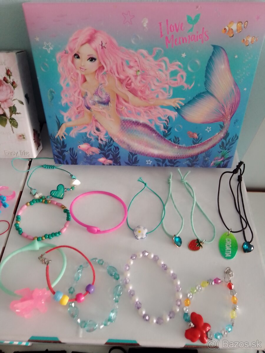 43dielny set- detské šperky,šperkovnica+925prsteň - 4