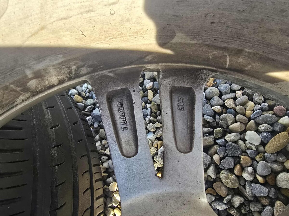 Predám elektróny Seat 5x100 R16 - 4