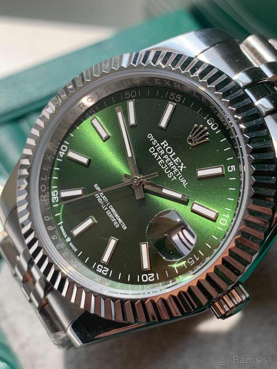 Rolex Datejust Zelené, Nové, 40mm - 4