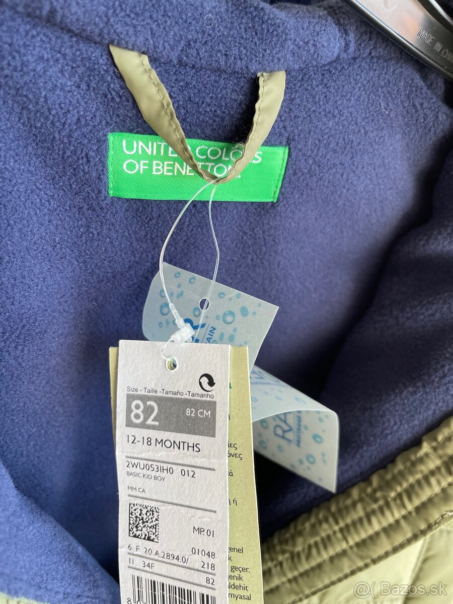 Nová beneton. Bundicka 82 veľkosť - 4