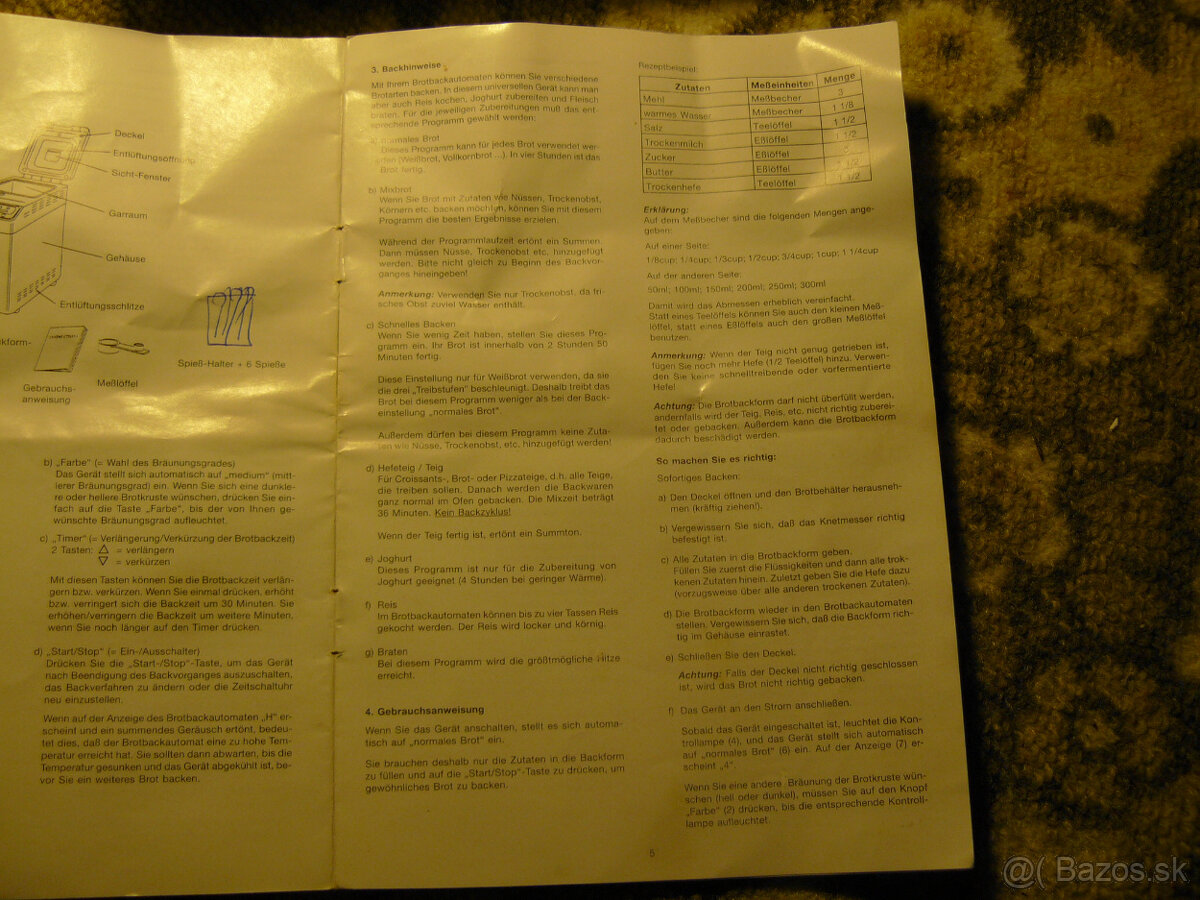 Domáca pekáreň chleba zn. Hit nemecká - 4