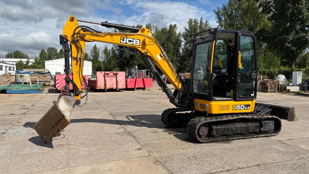 Rýpadlo JCB 50 Z- 5 tun -rok 2022 pouze 1139 mth TOP STAV - 4