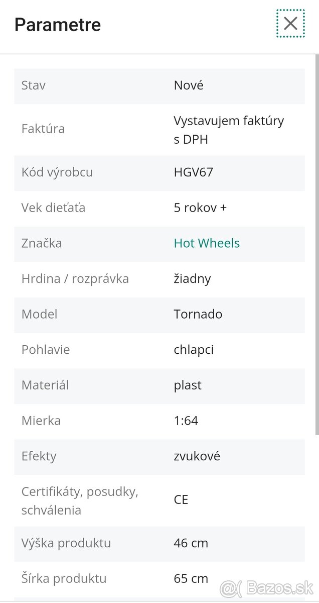 Hot wheels Tornádo dráha - 4