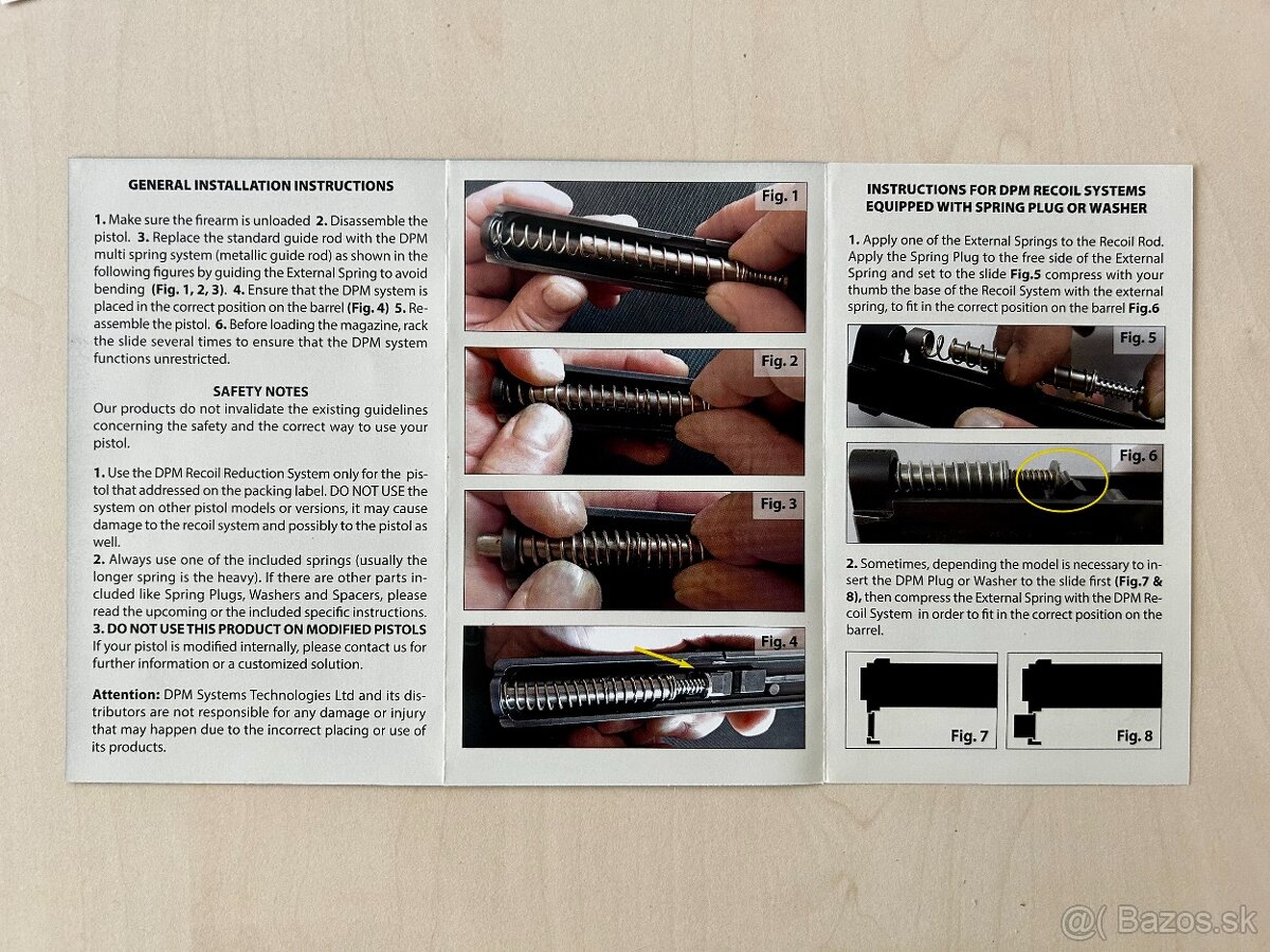 Vratná pružina DPM Systems pre Glock 26/27/28/33/39 - 4