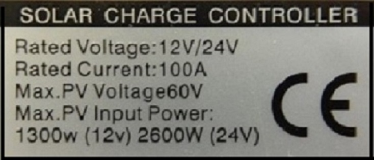 Novy Solarny regulator - 100A (do 50 Voltov) - 4