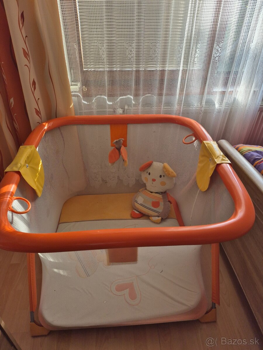 Detská ohrádka + jedálenská stolička - 4