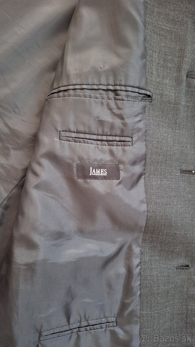 Oblek tmavosivý James - 4