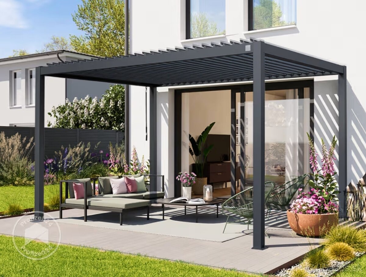 Hliníková pergola 3×4m - 4