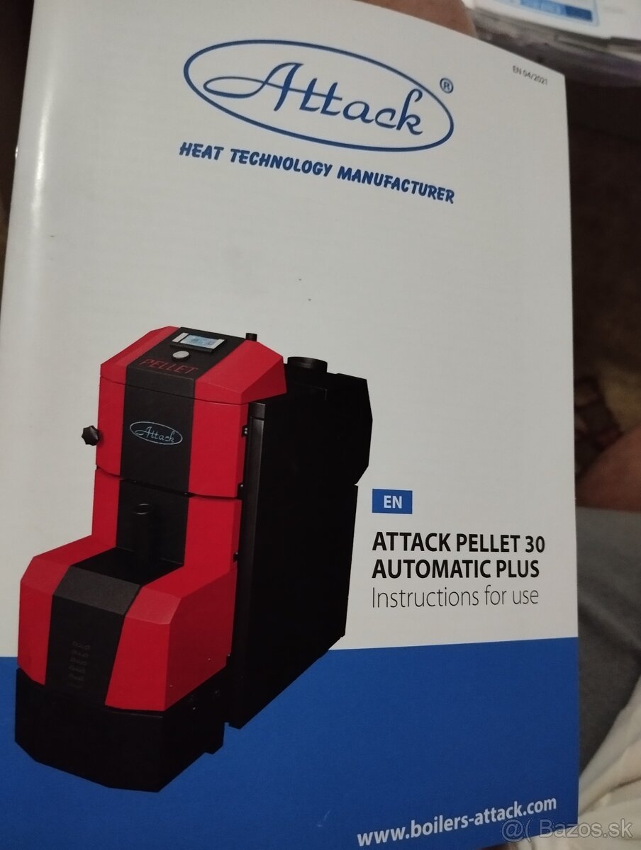 Predám peletovu pec attack - 4