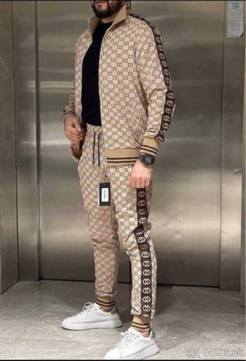 Krémová pánska súprava Gucci - 4