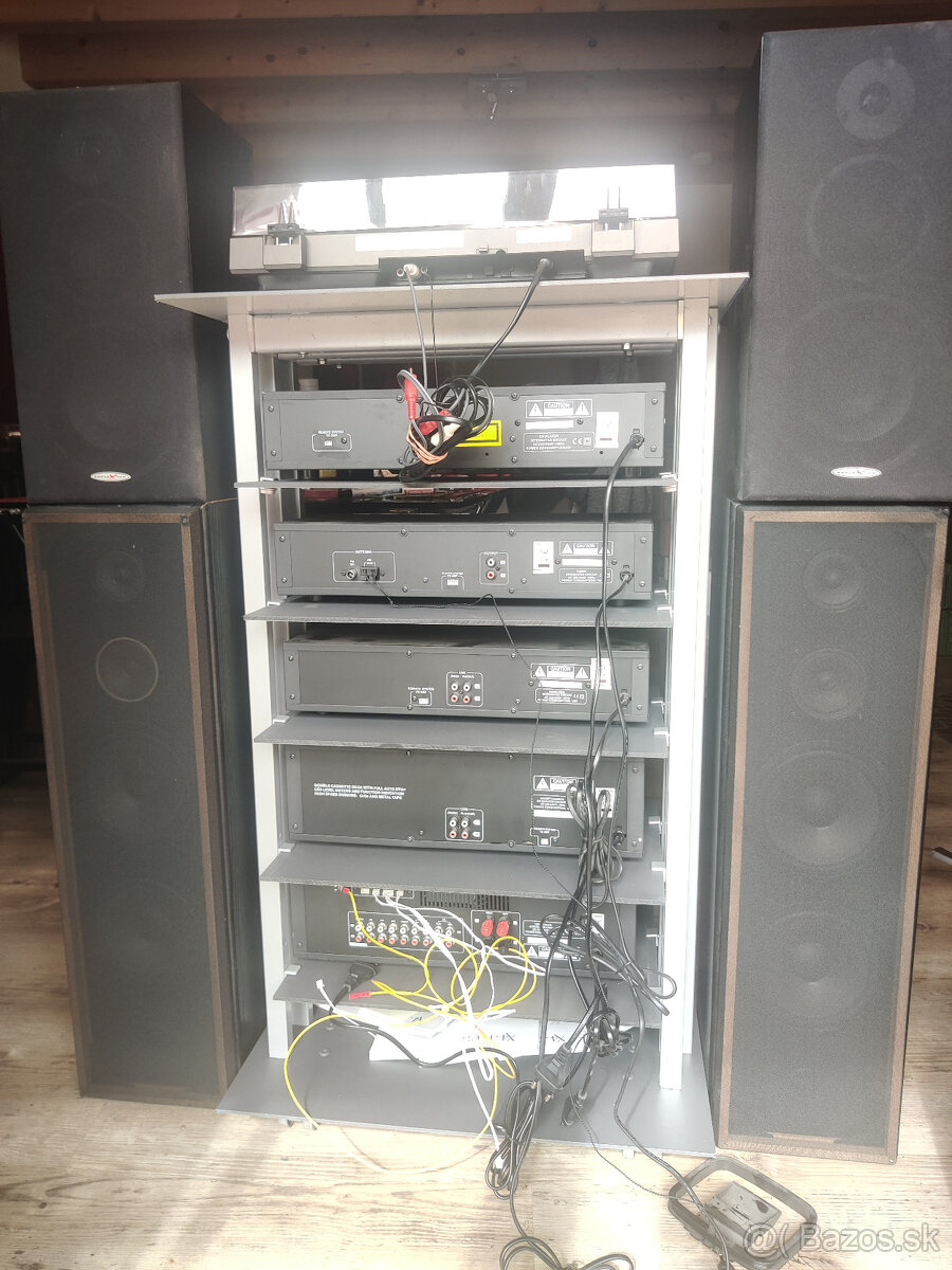 Vintage zostava X- tech 4+ repraky - 4