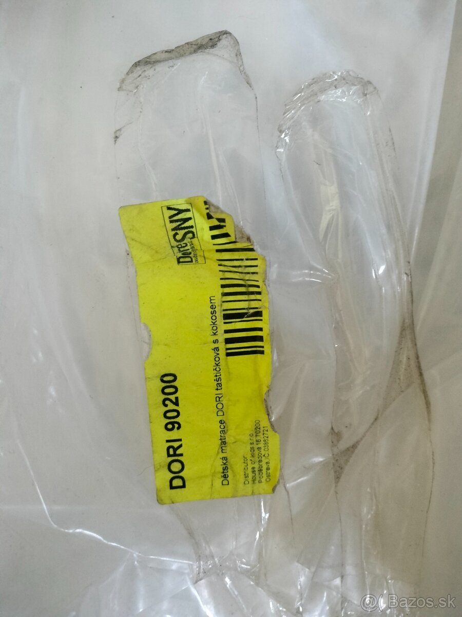 Predám nový taštičkový matrac značky DORI s kokosom - 4