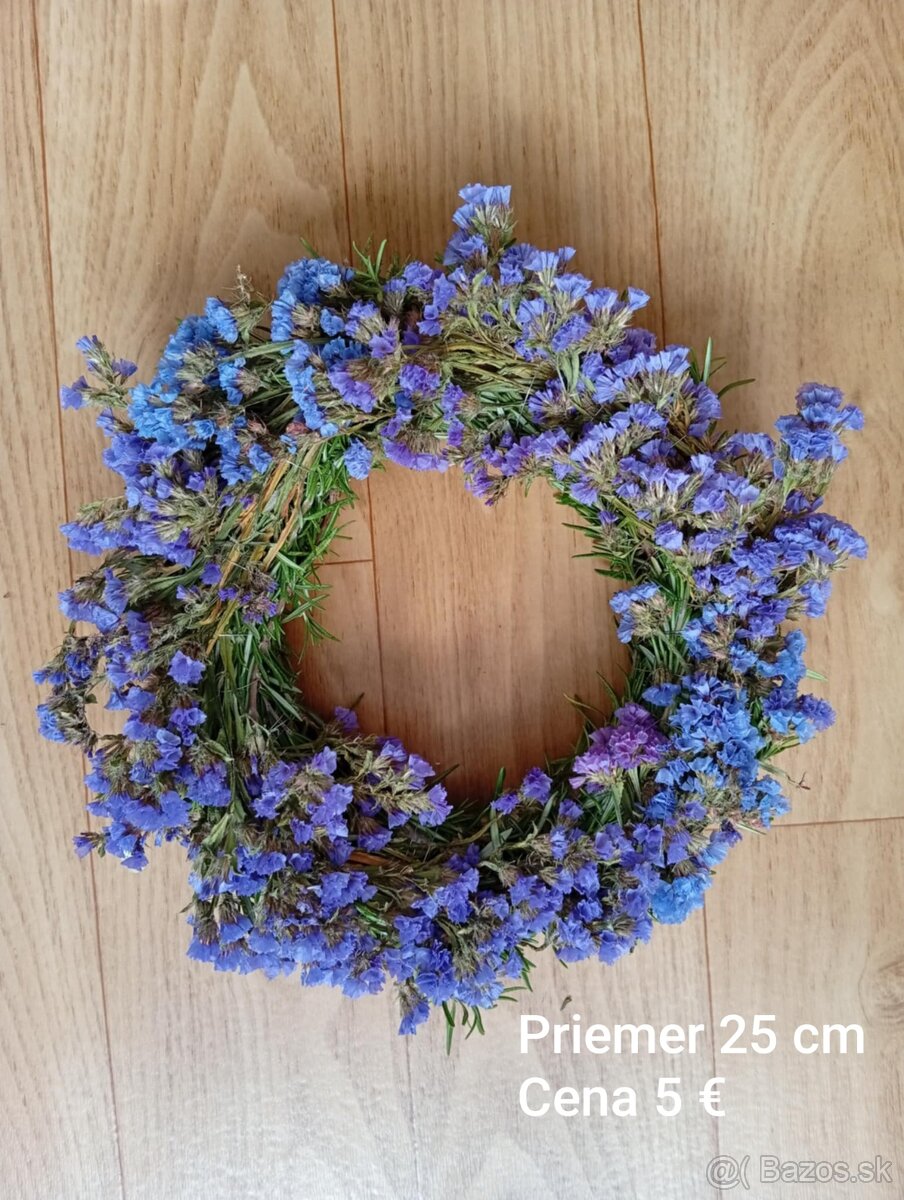 Vence zo sušených kvetov 🌸🌺 - 4