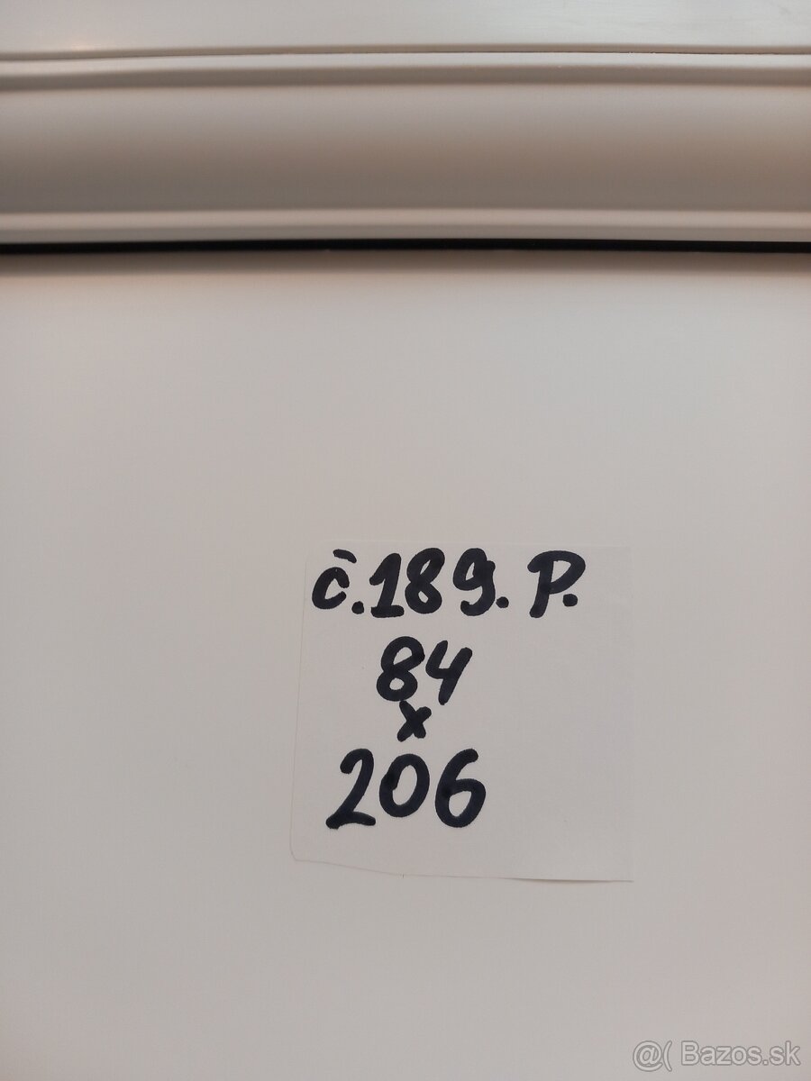 Plastové dvere č.189. 84x206cm P - 4