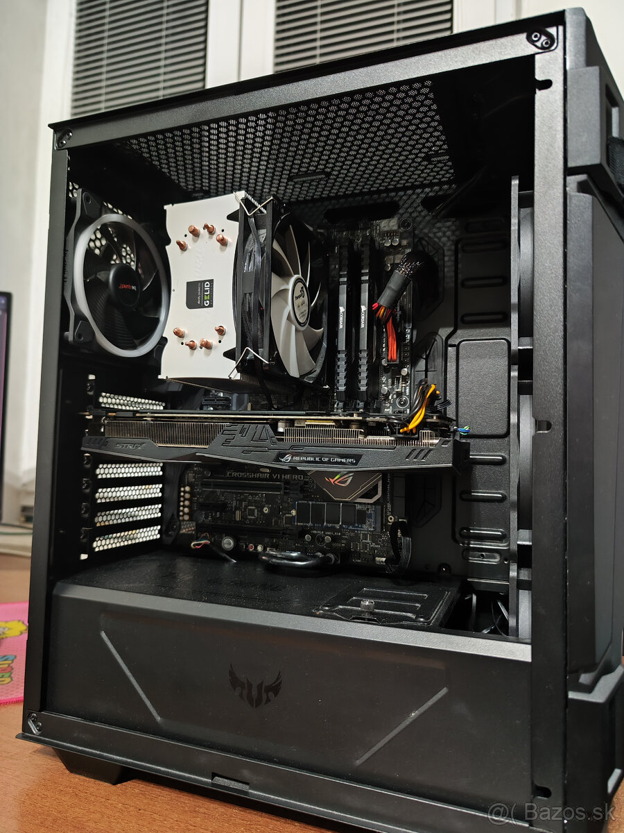 Predám ROG PC, Ryzen 5 4500, 16GB RAM, GTX1070, ... - 4