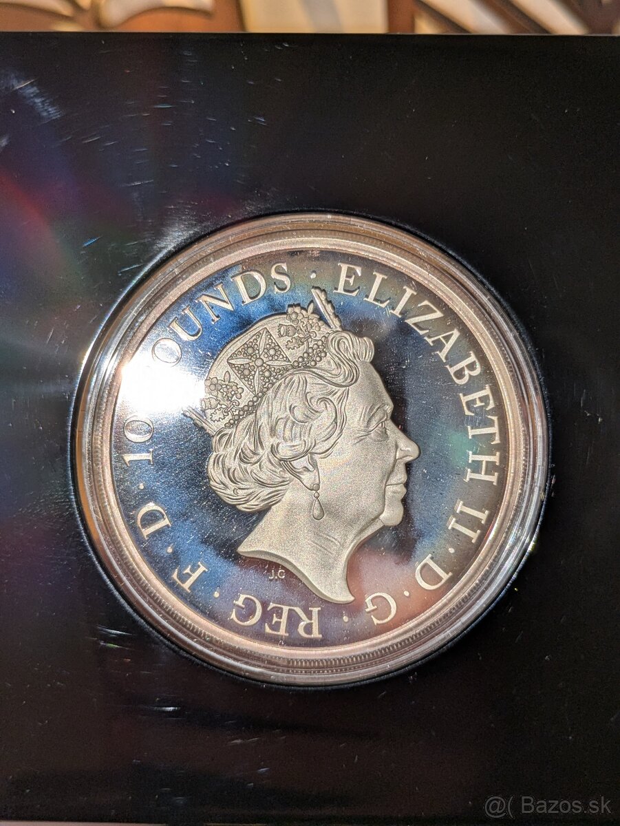 Strieborná minca Britannia 2017 Proof 5 OZ - 4