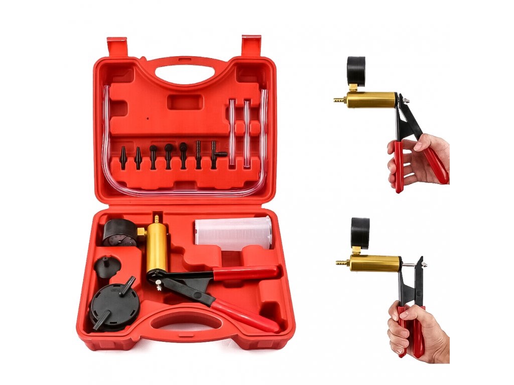 Odvzdušnovač bŕzd / Podtlaková pumpa s príslušenstvom - 4