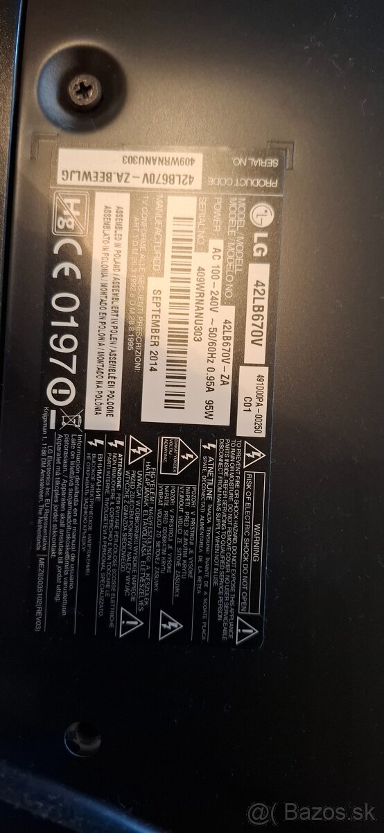 Ponukam ovladace k televizoru LG 42LB670V - 4