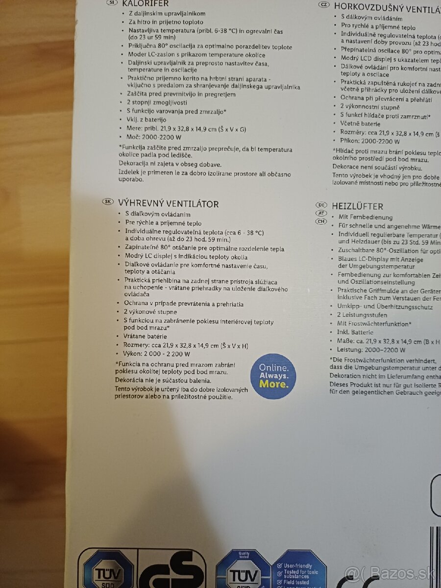 Výhrevný ventilátor - 4