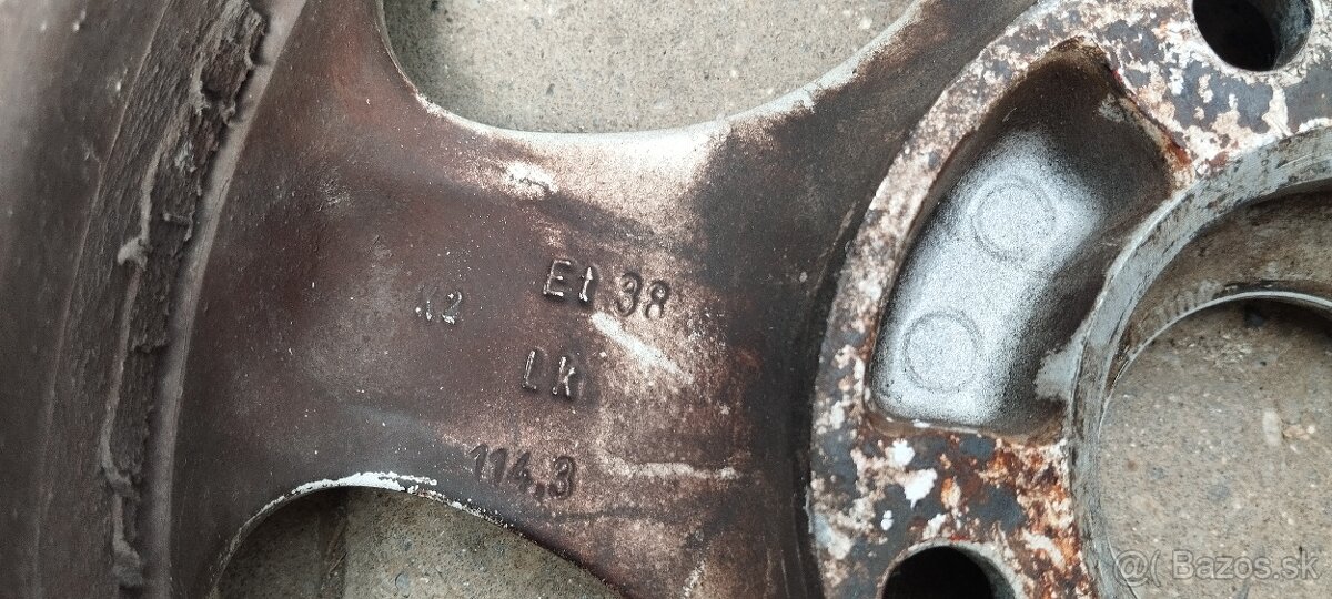 Predám disky 4x114,3 R13 5,5J ET 38 - 4