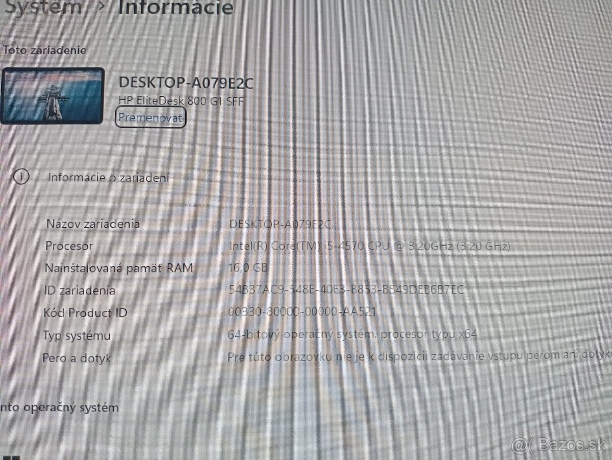 pc Hp Elitedesk 800 G1 SFF + Nvidia Geforce GTX 1050ti - 4