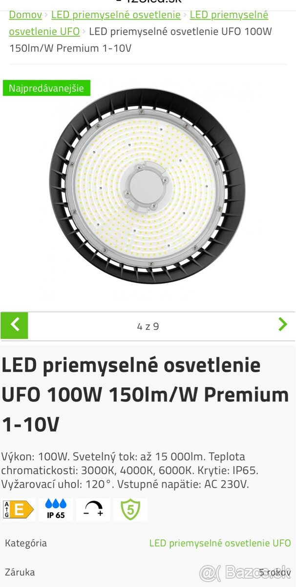 Led priemyselne osvetlenie - 4