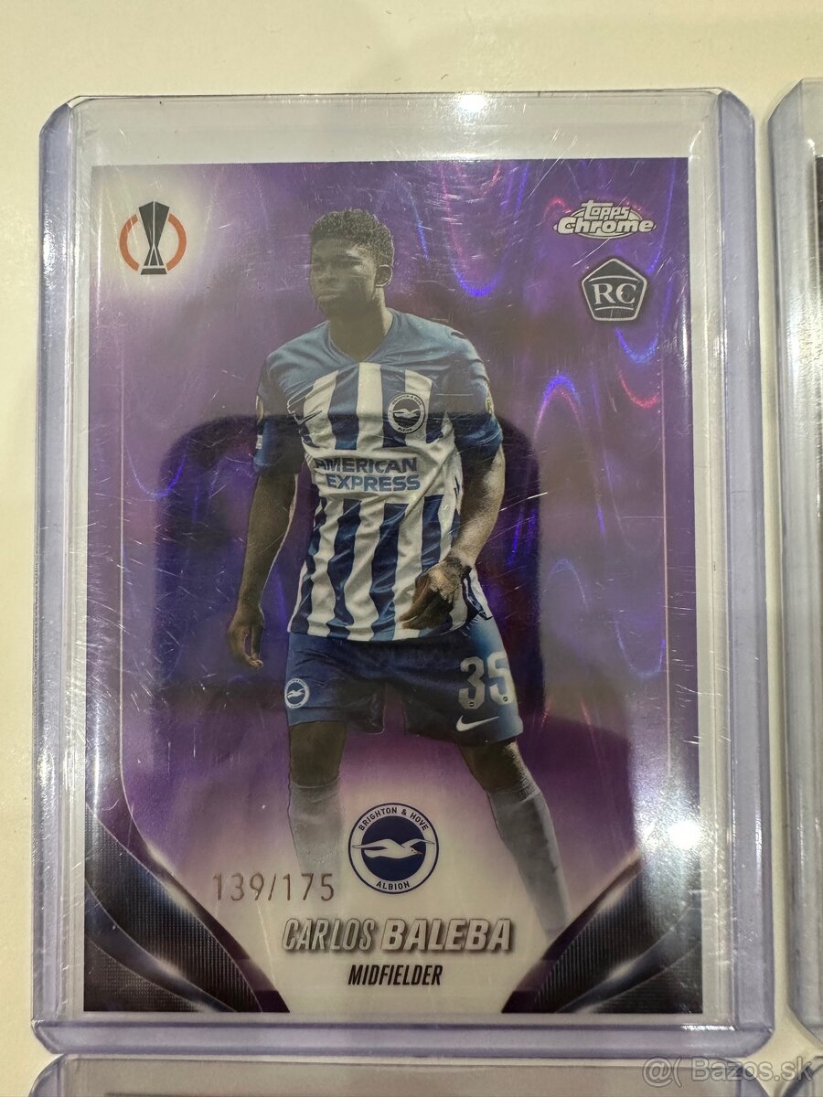 RC FUTBALOVÉ KARTY TOPPS CHROME KARTIČKY ZBERATEĽSKÉ - 4