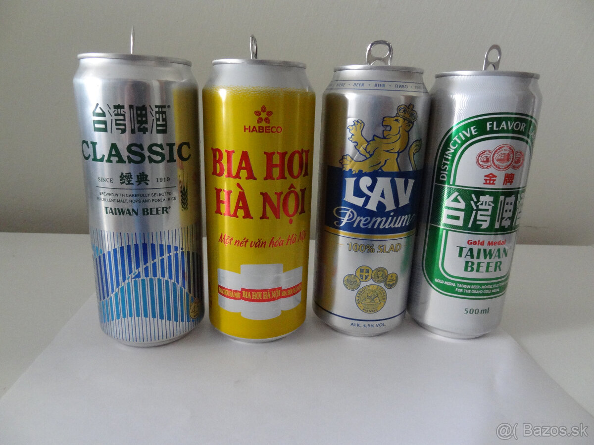 Predám pivo z Taiwanu a plechovky od piva - 4