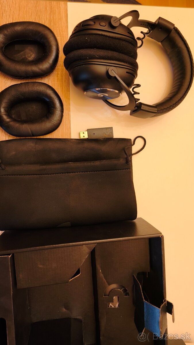 predám herné slúchadlá 7.1 DTS Logitech G pro x - 4