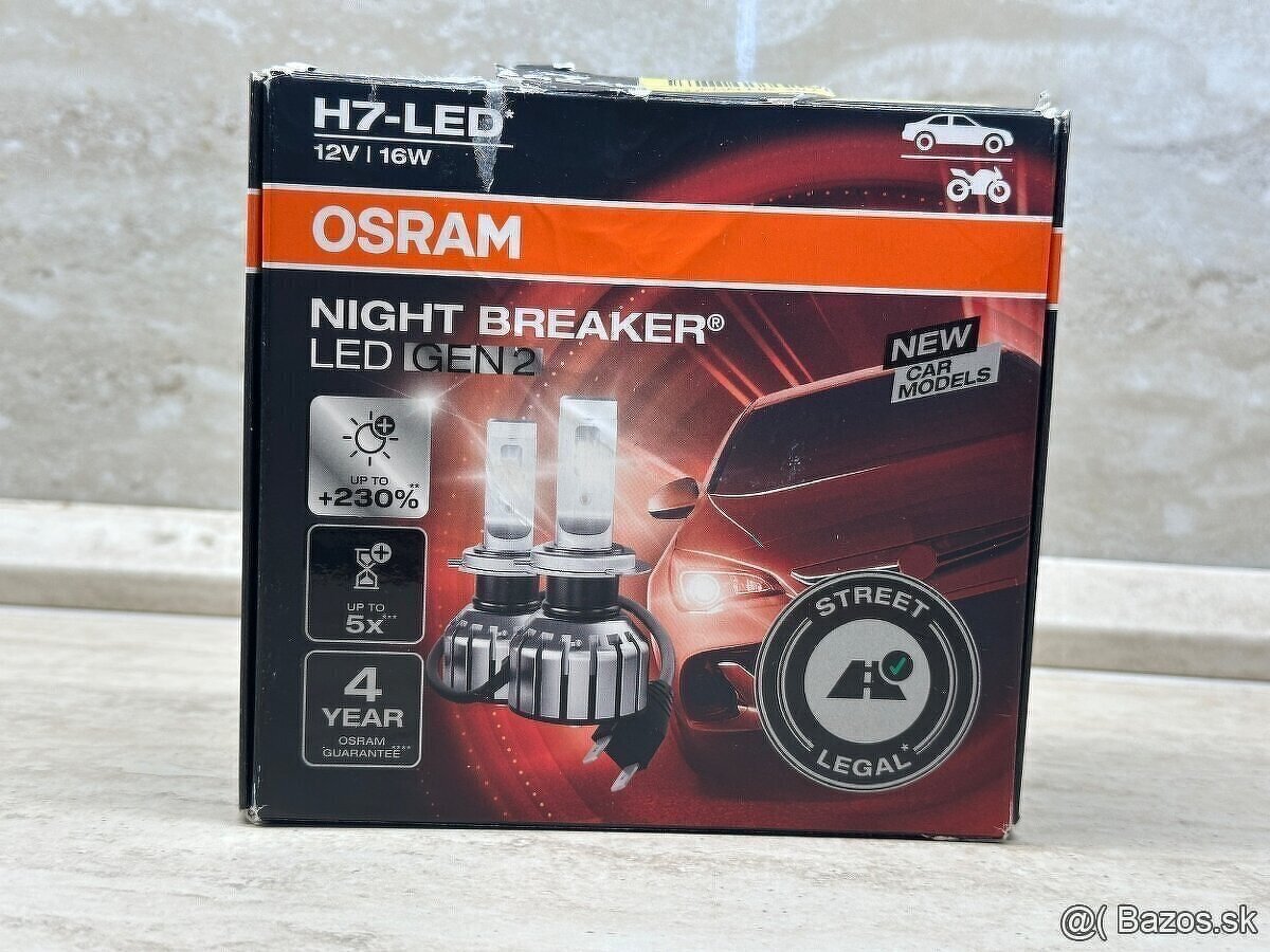 OSRAM Night Breaker H7-LED GEN2 12V 19W 6000K - 4