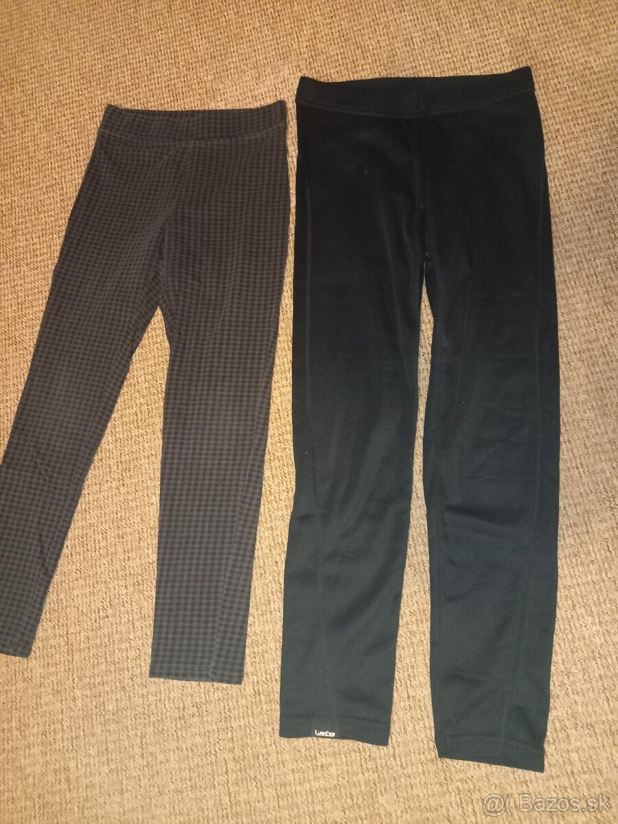 Dievčenské nohavice, rifle, elasťáky veľ. 146 - 7 ks - balík - 4