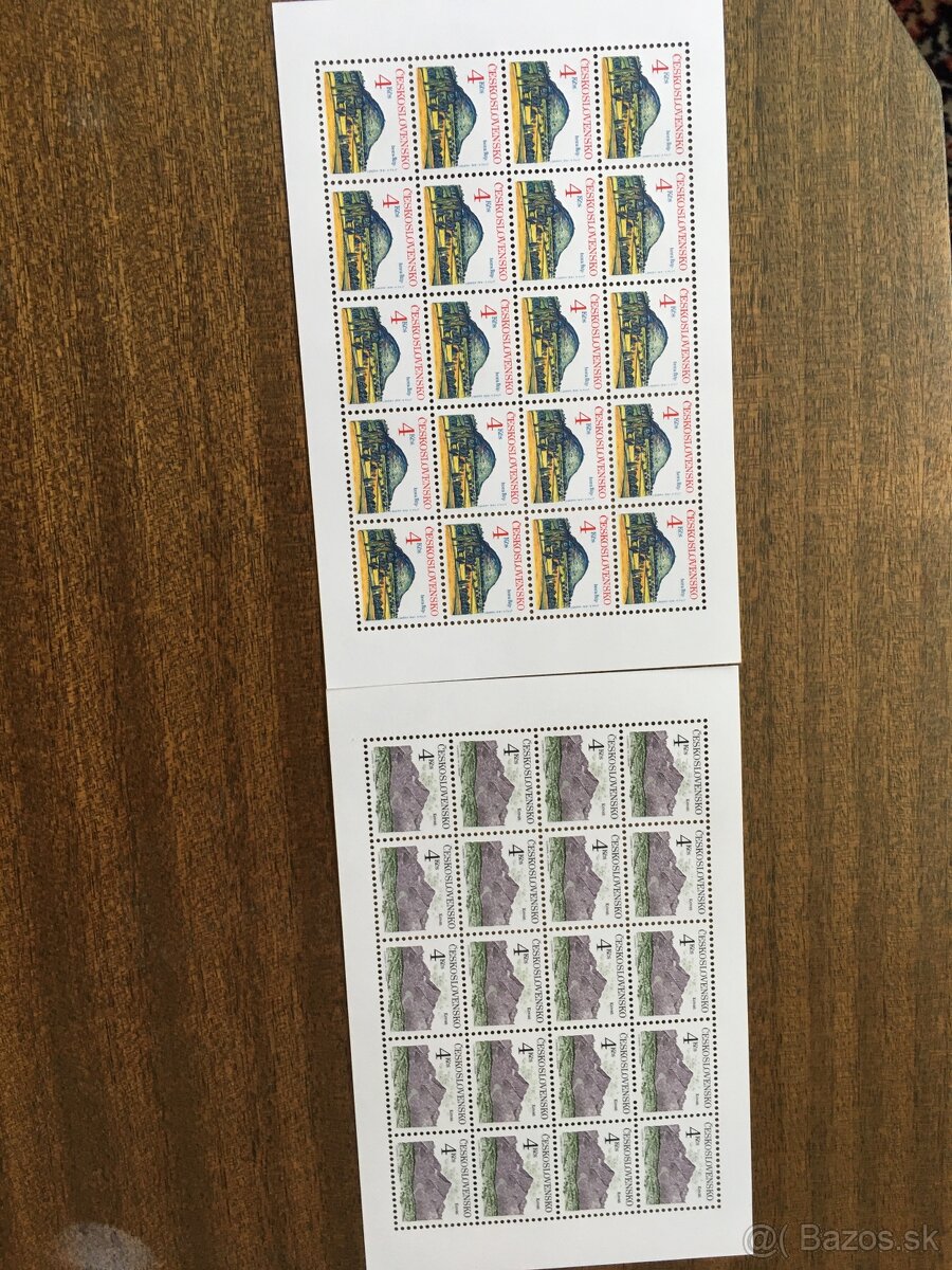 Predám tieto aršíky z Československa - 4