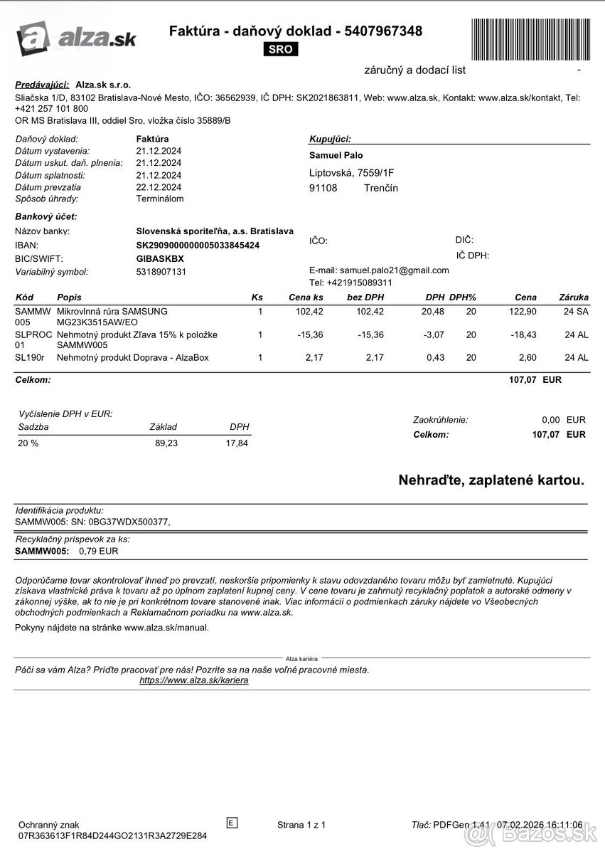 Mikrovlnka Samsung - 4