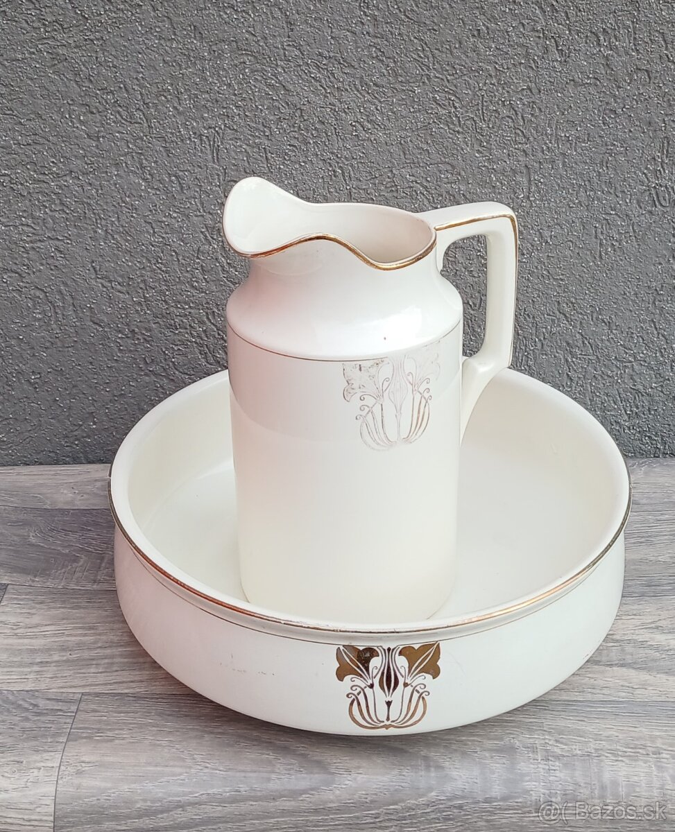 Súprava keramická starožitná. - 4