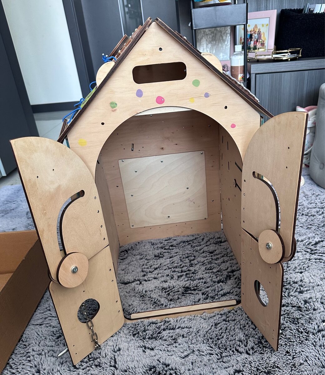 Svietiaci activity board domcek ZOO - 4