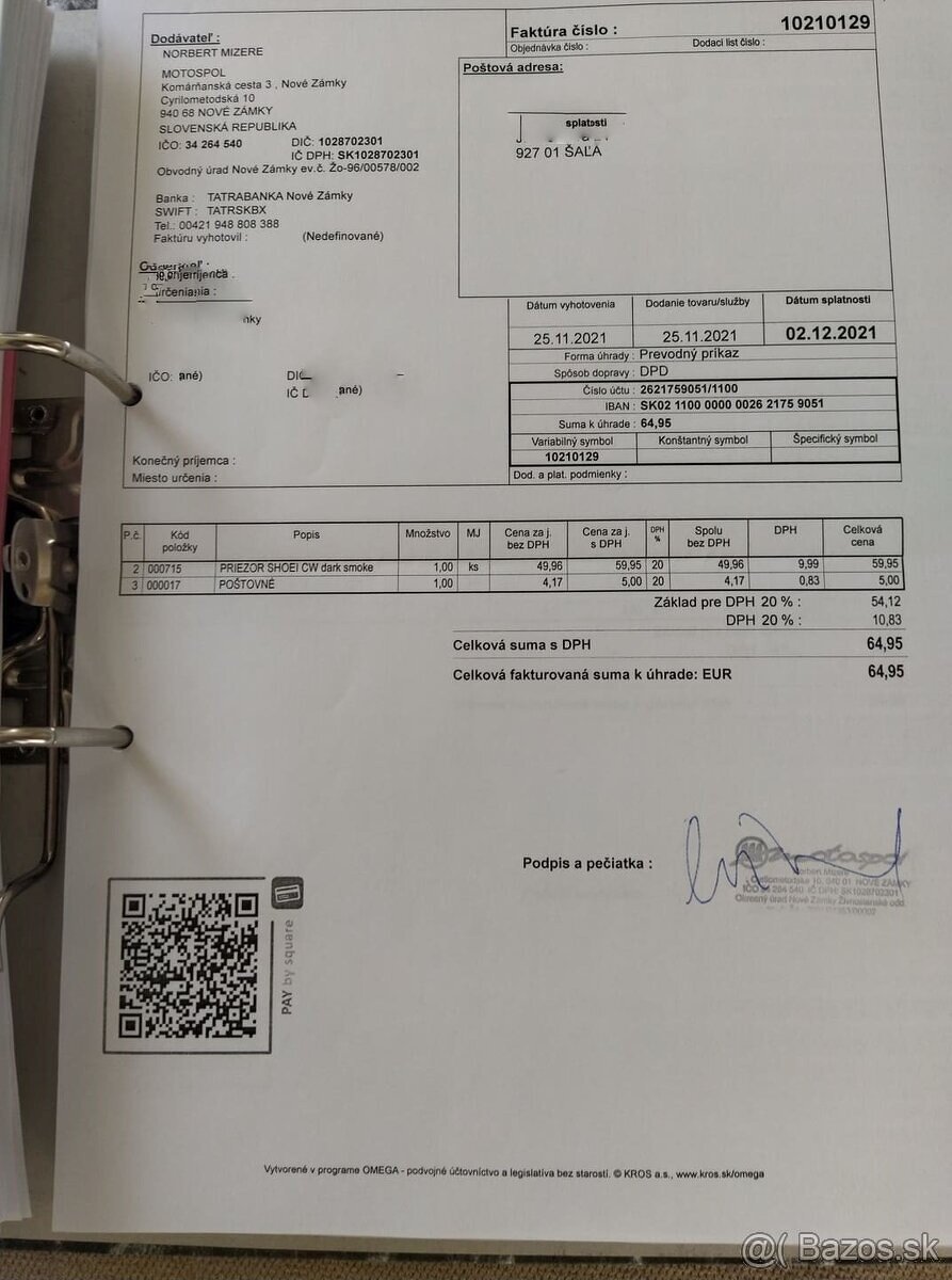 Predám sklo na prilbu SHOEI - 4