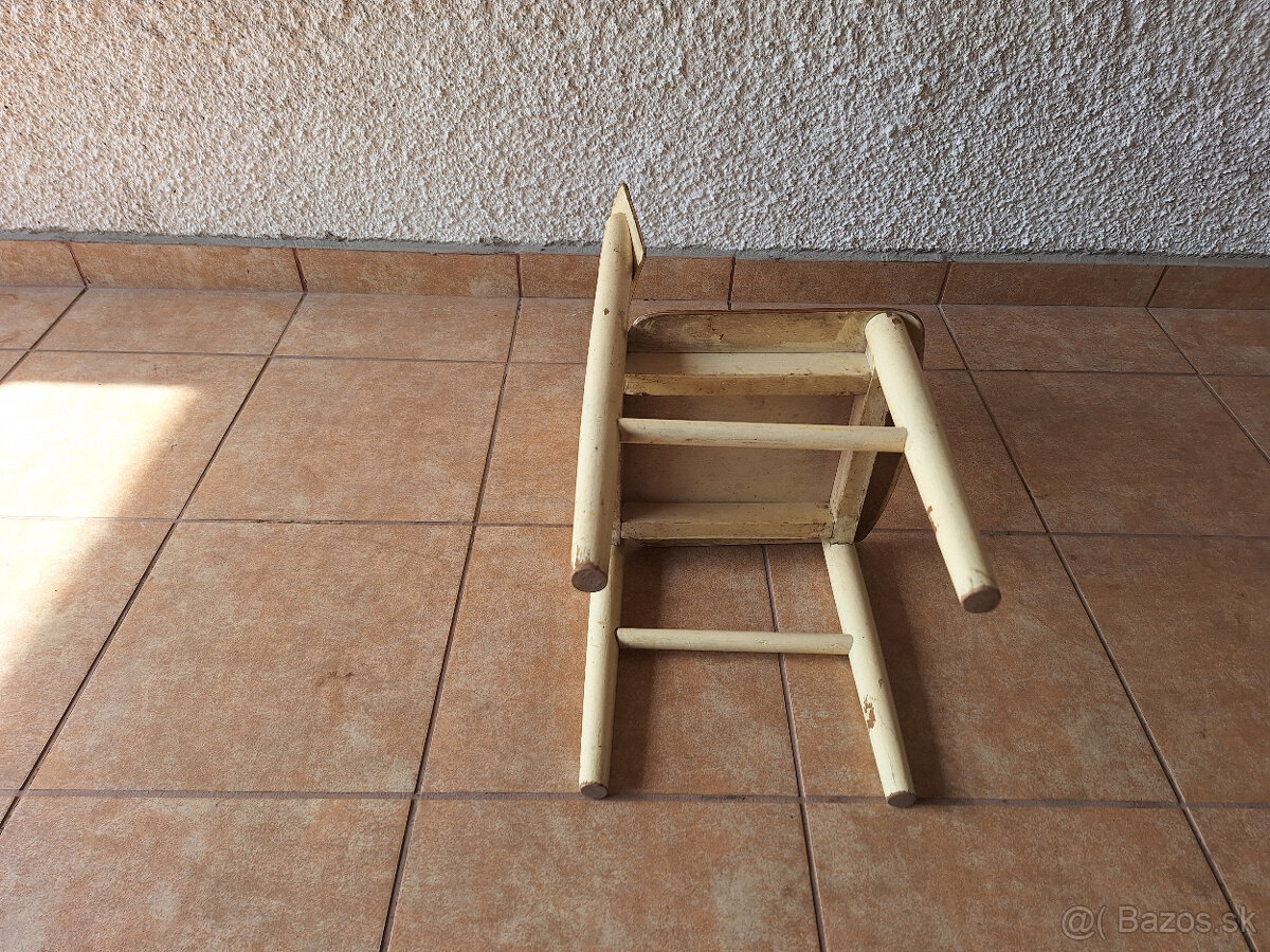 Detská drevená stolička - 4