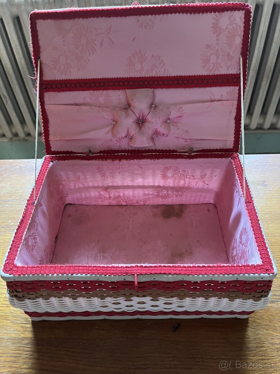 retro škatuľky - vojenská, drevená, bužírková - 4