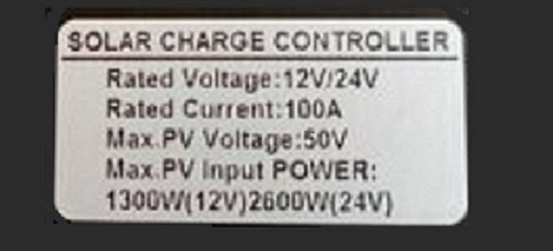 Solarny regulator - 100A - 4