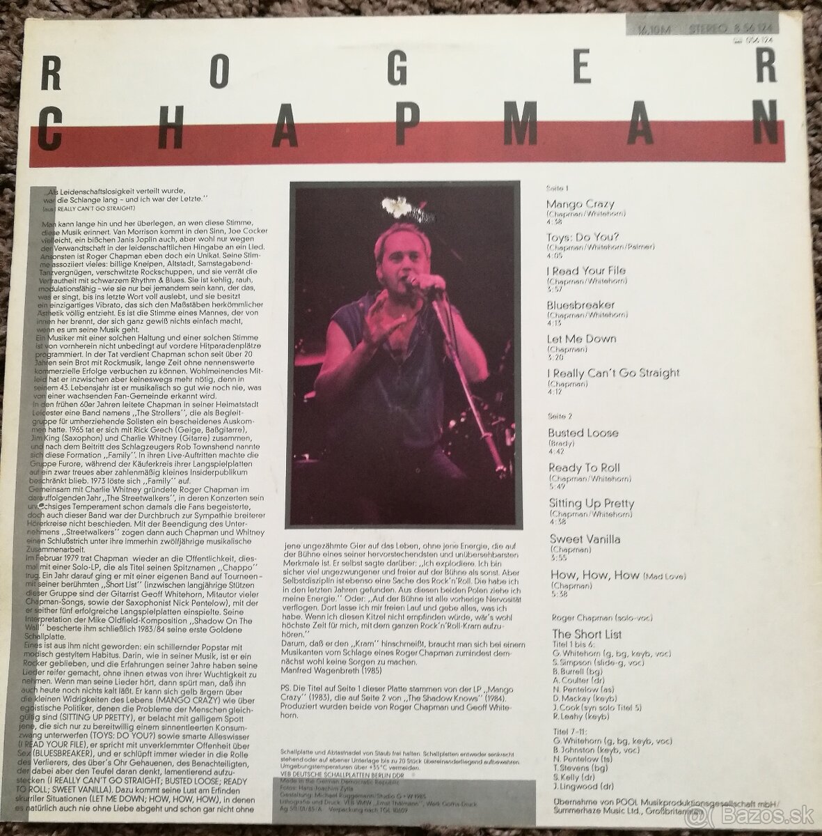 LP Roger Chapman - 4