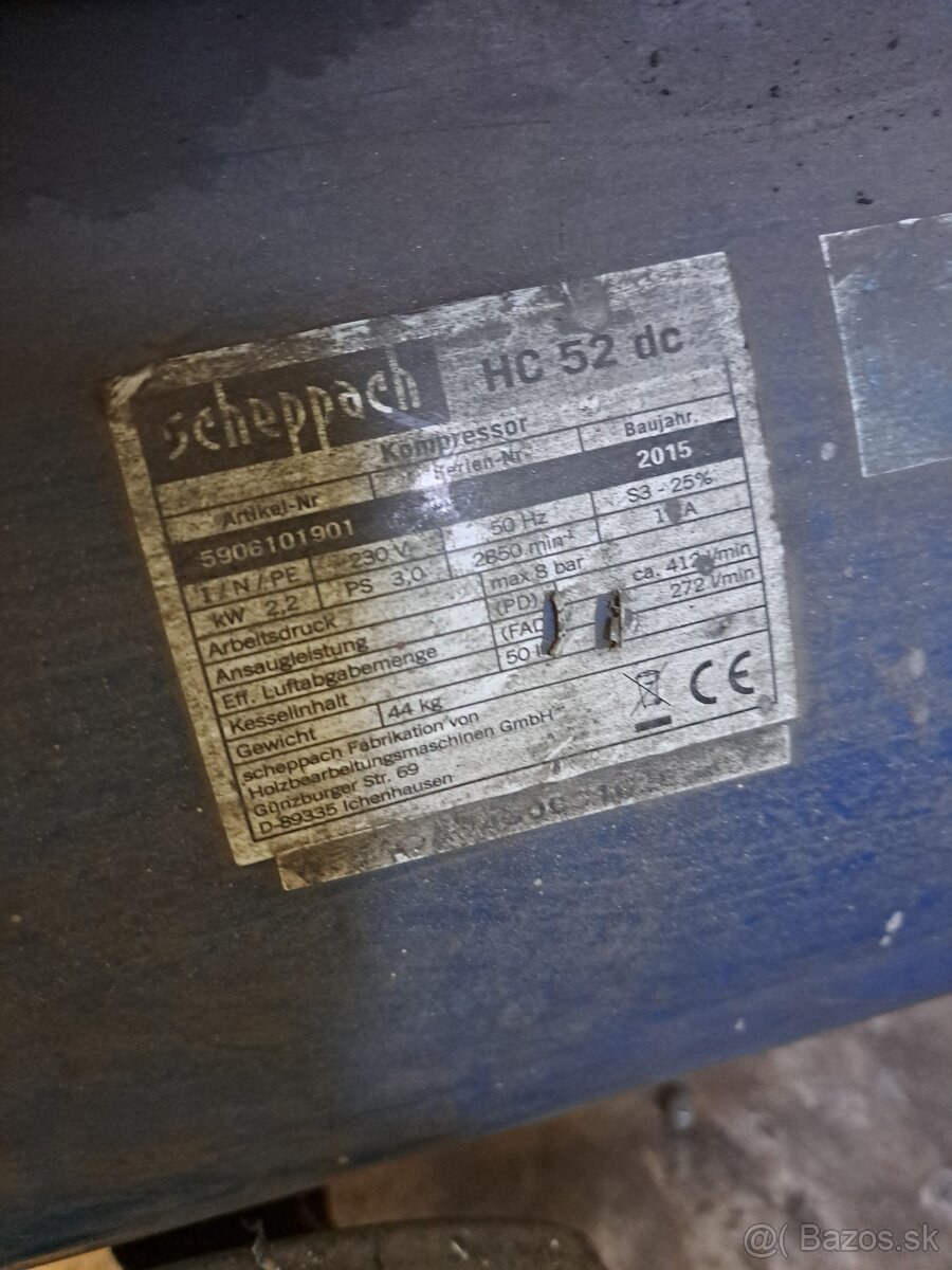 Kompresor 50 l, 8 bar - 4