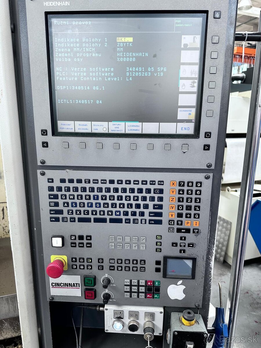 Cincinnati MAG CFV1300i 3-osá CNC fréza - 4