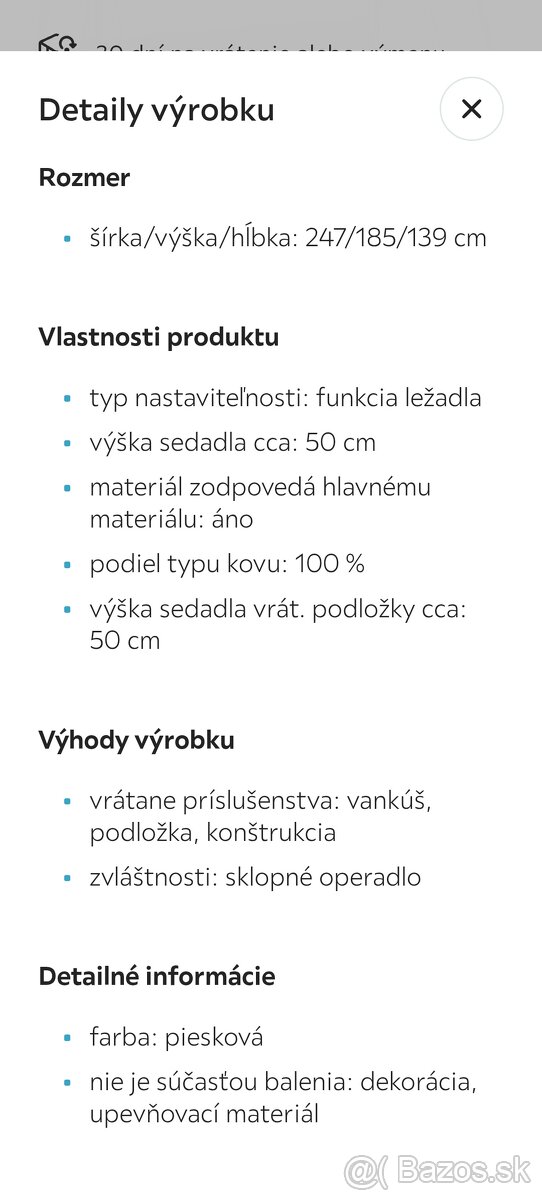 Záhradská hojdačka - 4
