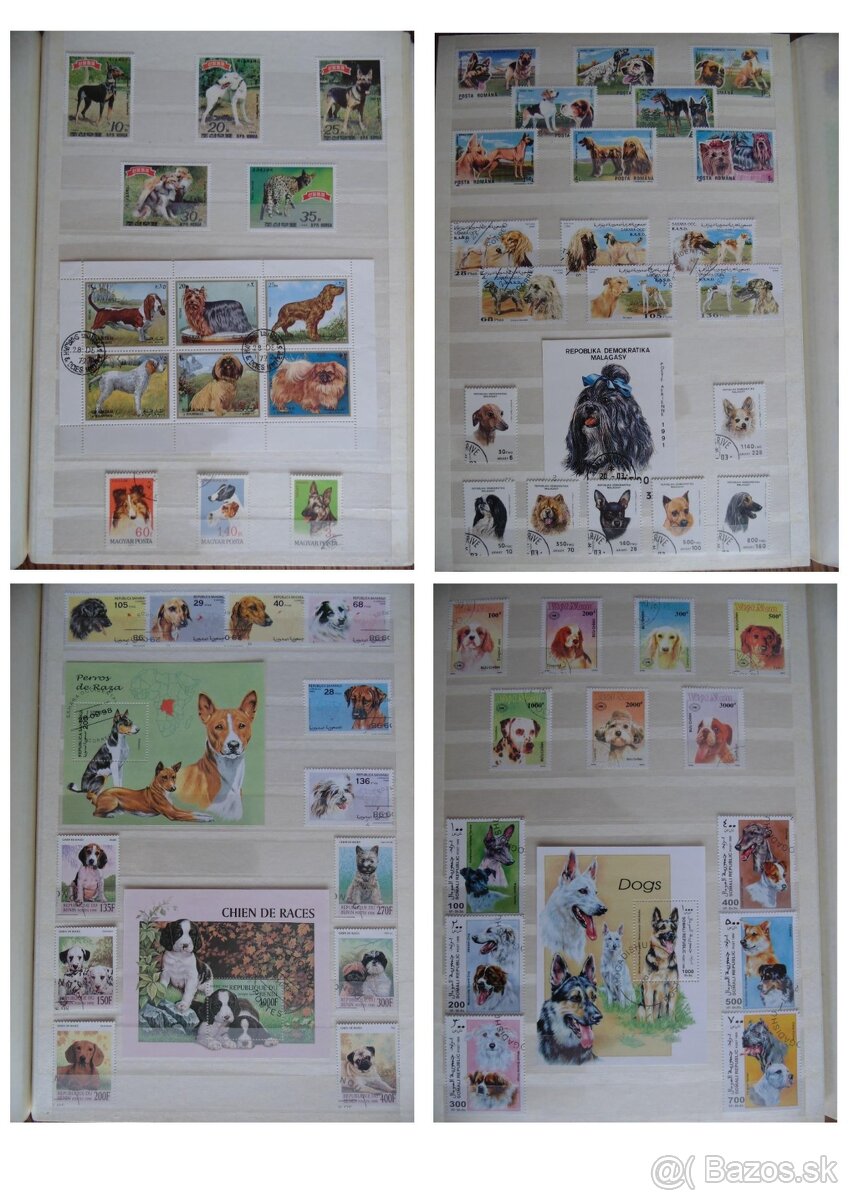 Poštové známky psov - 4