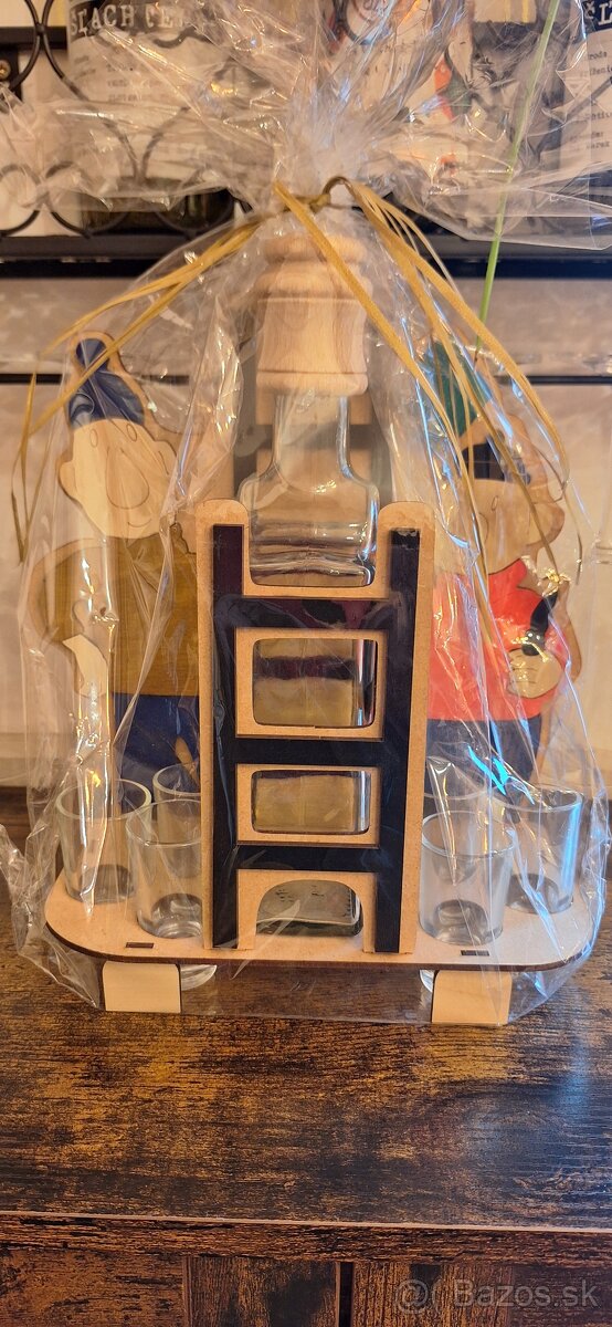 Fľaša +štamperliky,,Pat a Mat - 4