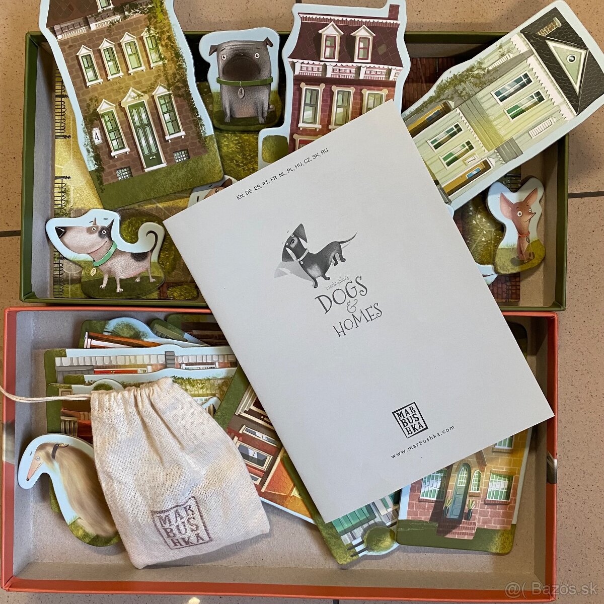 Spoločenská hra Marbushka - Psy a domy - 4