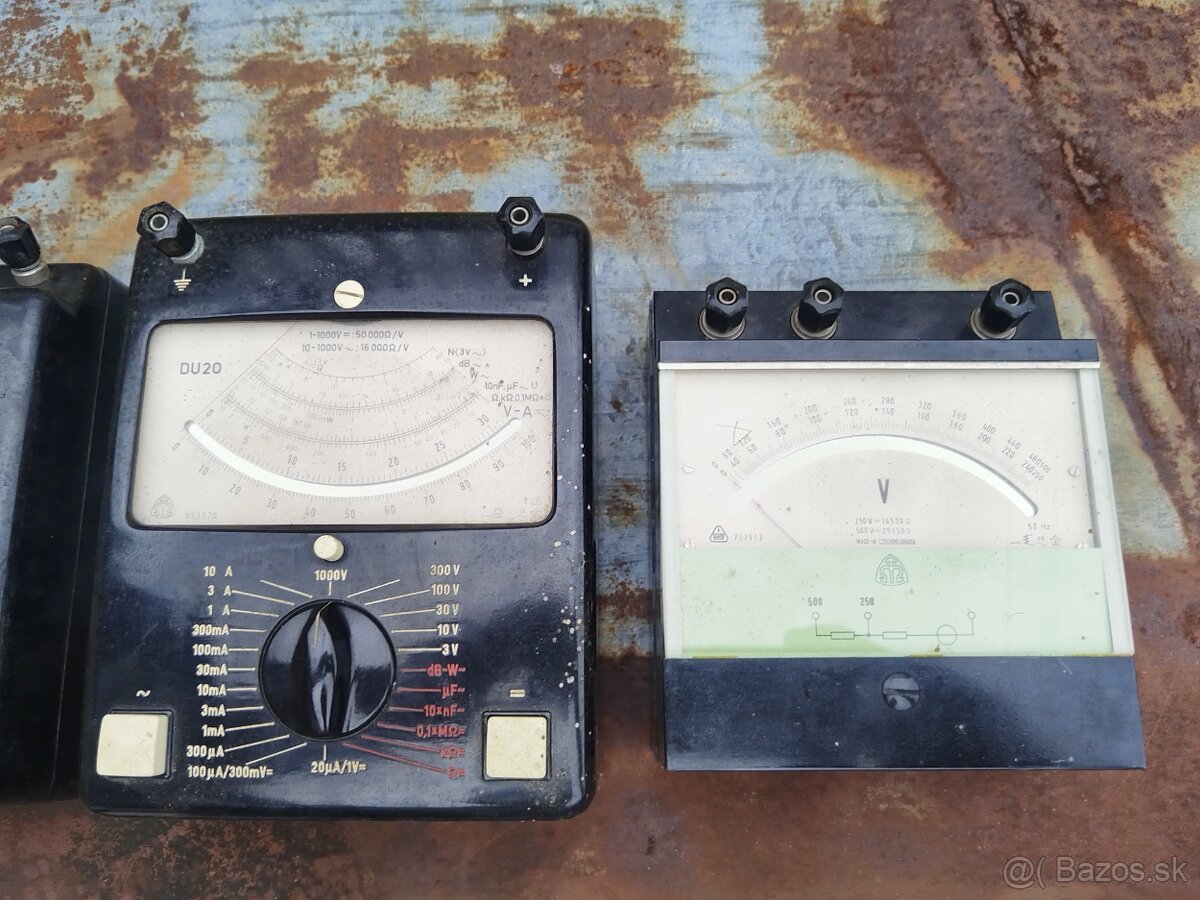 Meracie prístroje, Ohm meter, Voltmeter RLC 10, DU 20 - 4