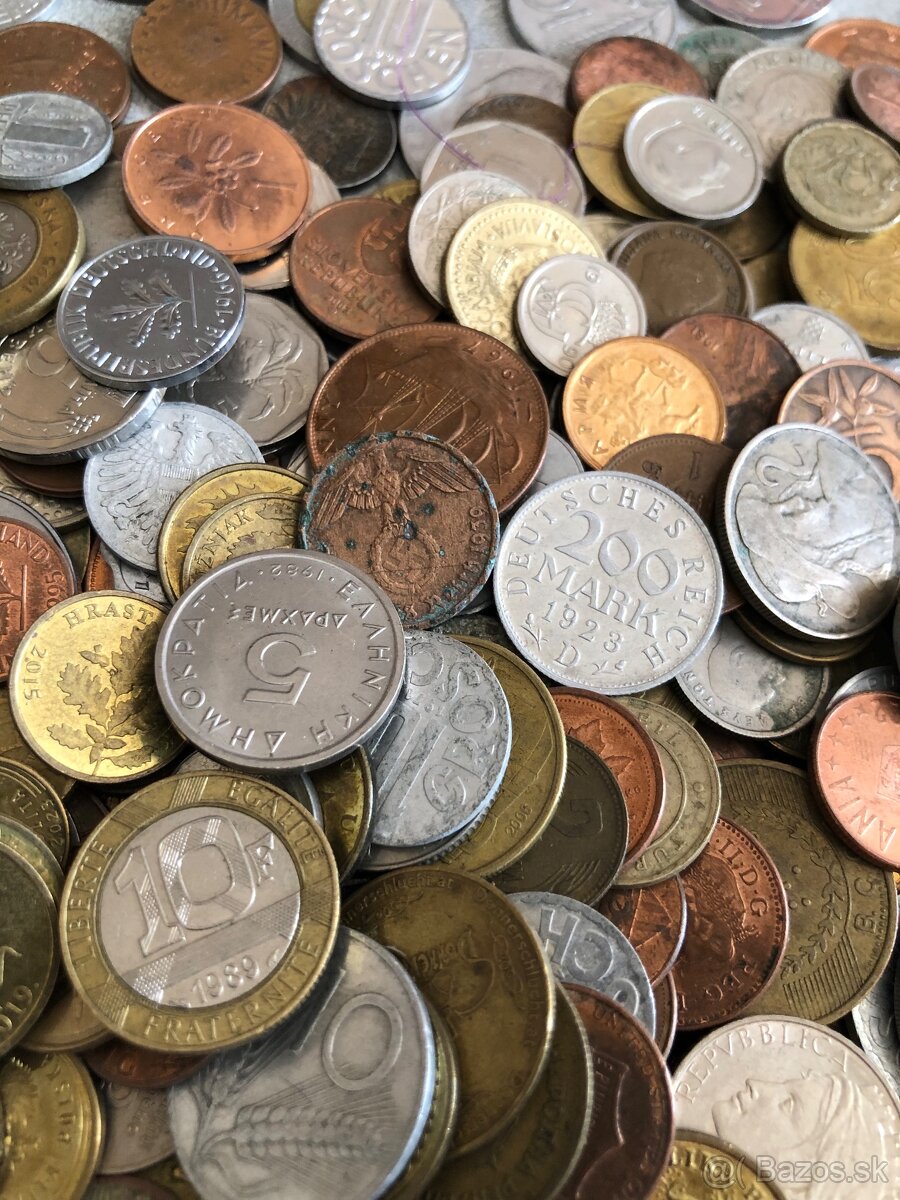 Veľký mix mincí mince - 4