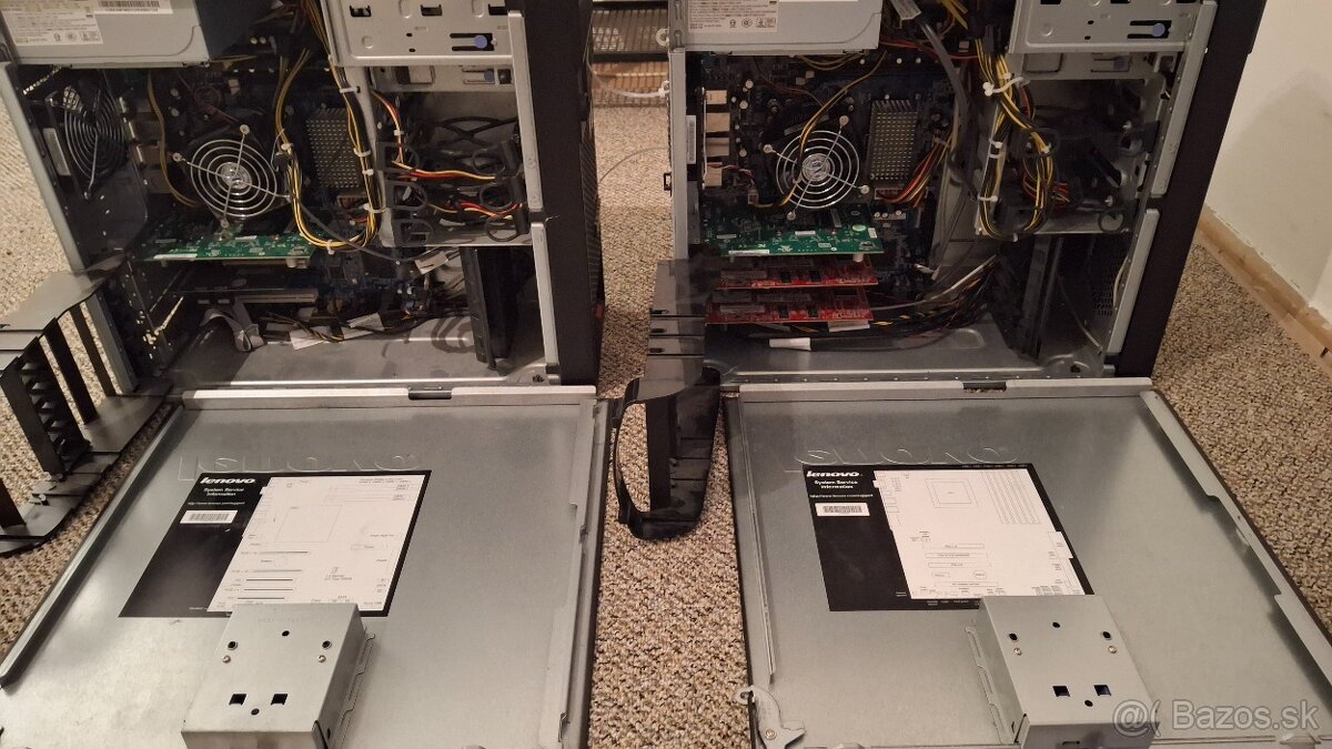2 ThinkStation s10 2x Intel core 2 quad, Nvidia quadro - 4